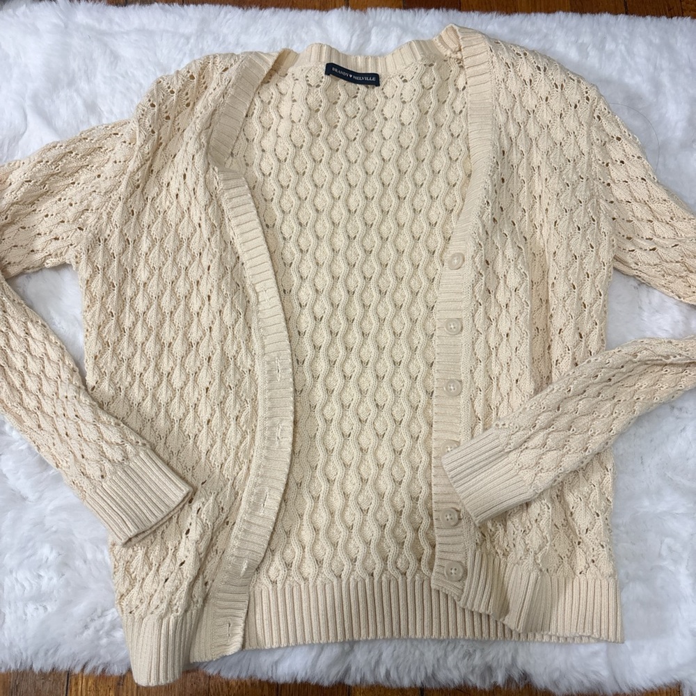 Brandy Melville cream cardigan